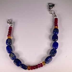 8.25” Bright GEMSTONE bracelet